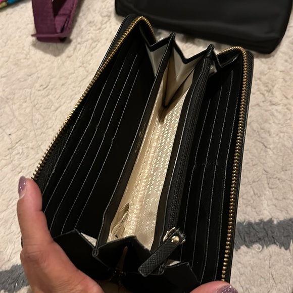 Kate Spade Polka Dot Zip Around Wallet. Well loved, but still in decent shape. - Picture 2 of 3